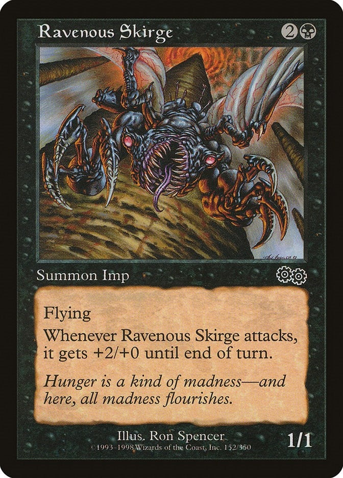 Image for Ravenous Skirge (152) (Urza's Saga) - Magic: The Gathering