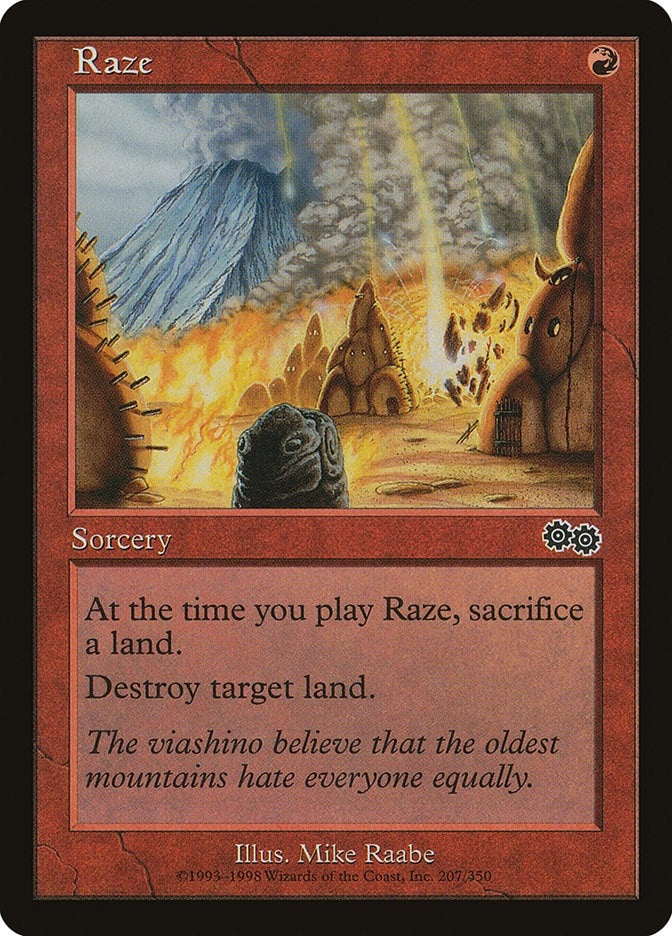 Image for Raze (207) (Urza's Saga) - Magic: The Gathering
