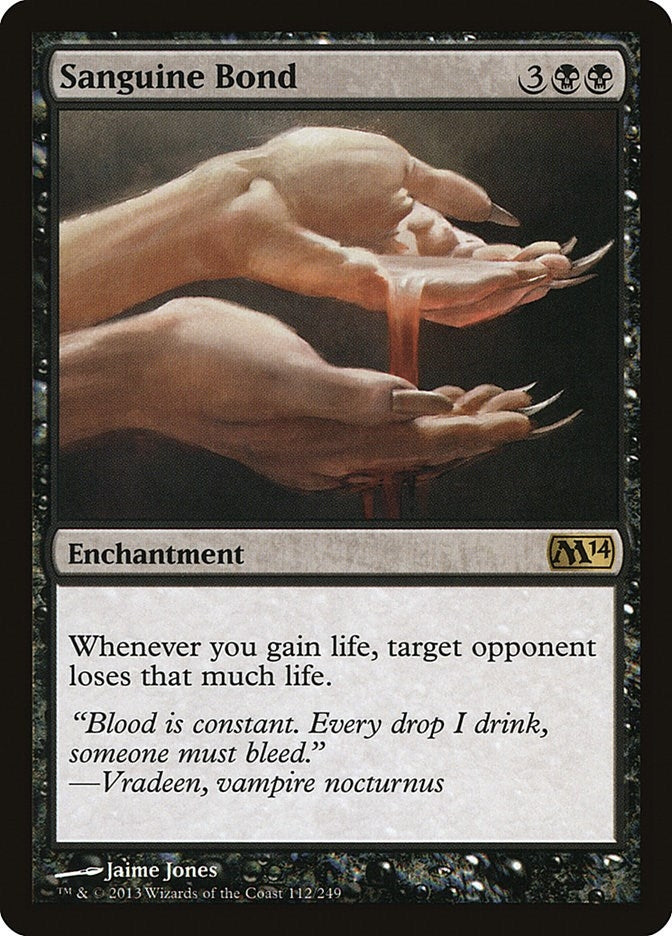 Image for Sanguine Bond (112) (Magic 2014 (M14)) (M14) - Magic: The Gathering