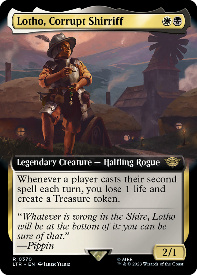 Lotho, Corrupt Shirriff (Extended Art) (370) (LTR)