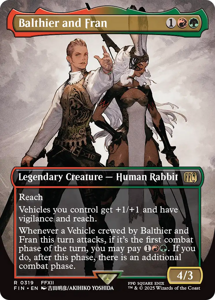 Balthier and Fran (0319) (Borderless) (319) (FIN)