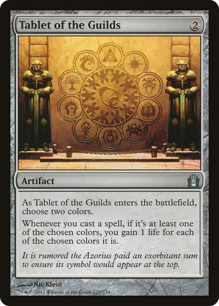 Tablet of the Guilds (235) (RTR)