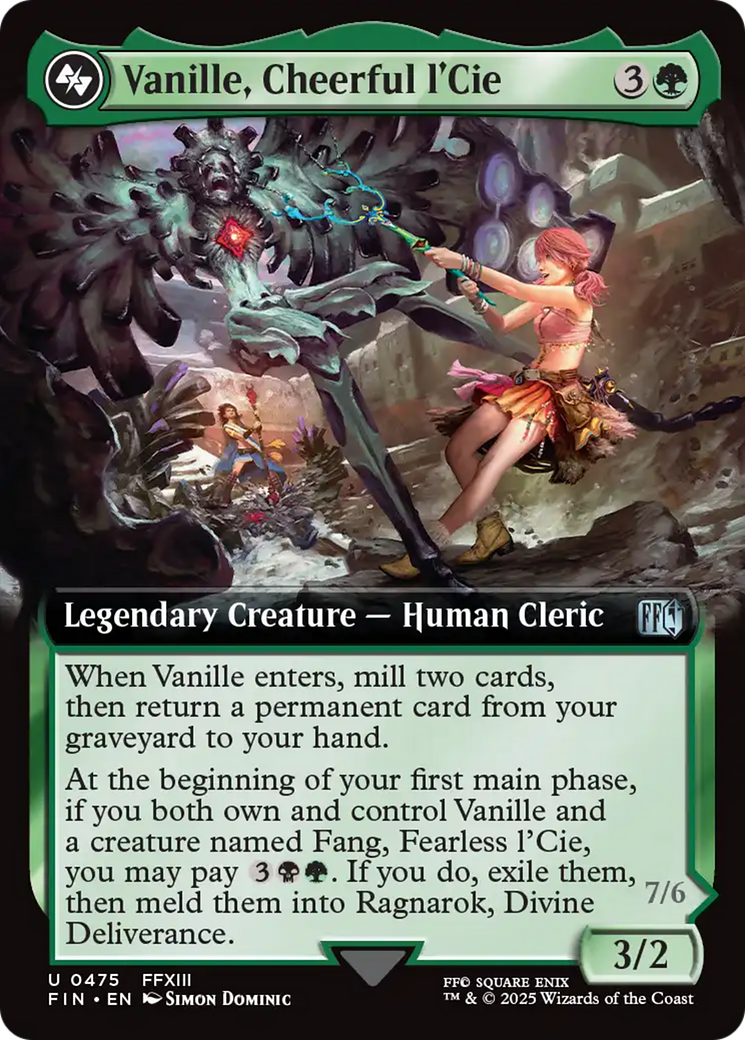Vanille, Cheerful l'Cie (Extended Art) (475) (FIN)