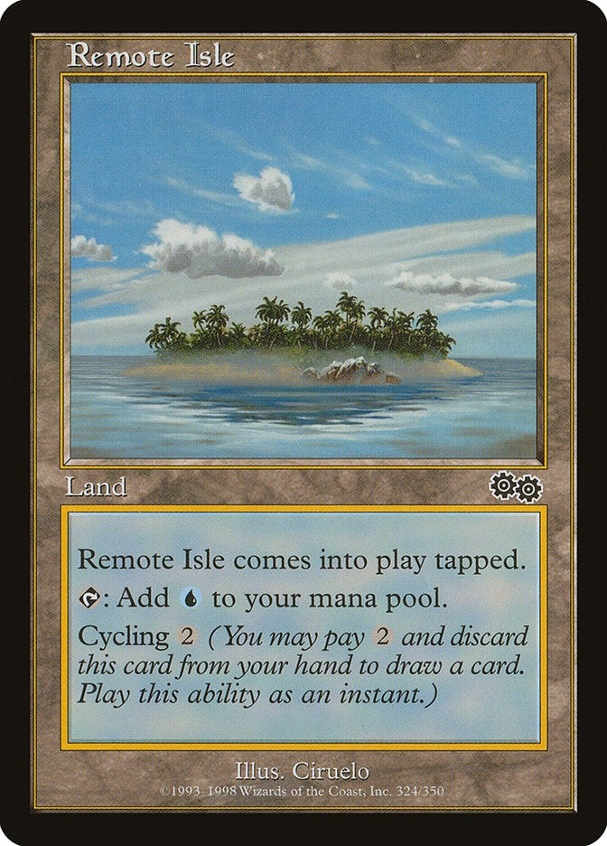 Image for Remote Isle (324) (Urza's Saga) - Magic: The Gathering