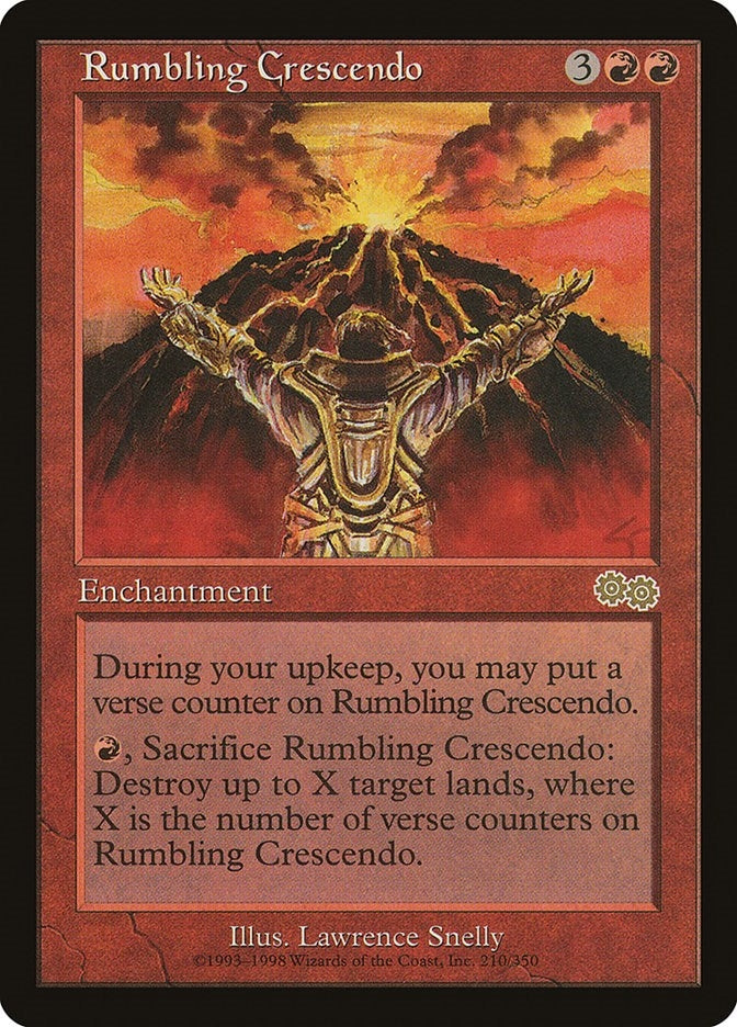 Image for Rumbling Crescendo (210) (Urza's Saga) - Magic: The Gathering
