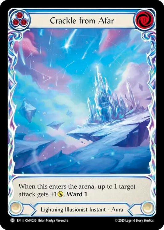 Image for Crackle From Afar (Extended Art) (OMN036) (Omens of the Third Age) (OMN) - Flesh and Blood TCG