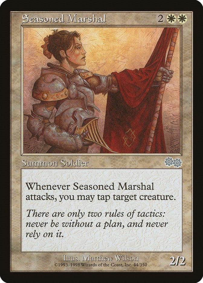 Image for Seasoned Marshal (44) (Urza's Saga) - Magic: The Gathering