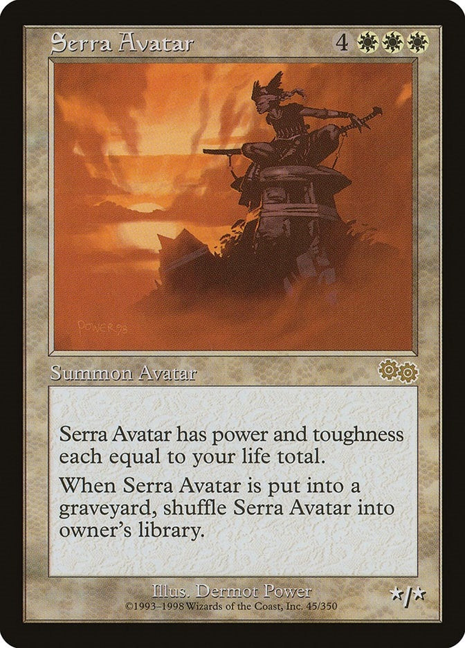 Image for Serra Avatar (45) (Urza's Saga) - Magic: The Gathering