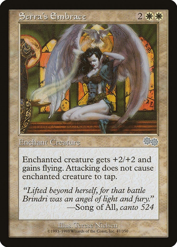 Image for Serra's Embrace (47) (Urza's Saga) - Magic: The Gathering