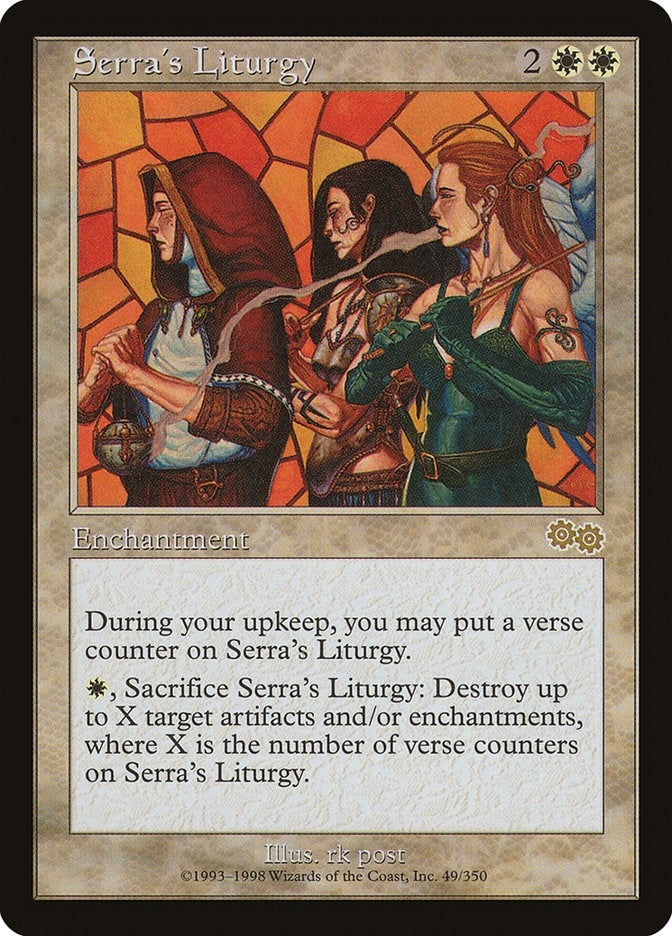 Serra's Liturgy (49) (Urza's Saga)