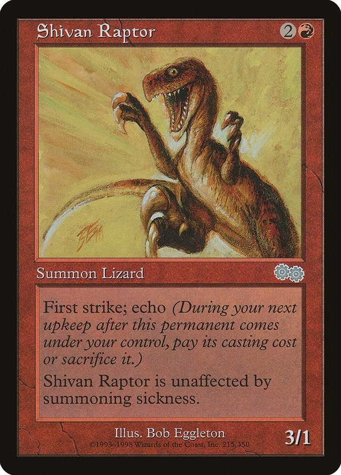 Image for Shivan Raptor (215) (Urza's Saga) - Magic: The Gathering