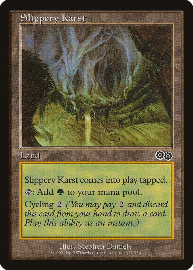 Image for Slippery Karst (327) (Urza's Saga) - Magic: The Gathering
