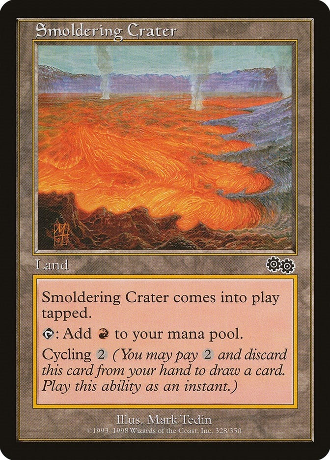 Image for Smoldering Crater (328) (Urza's Saga) - Magic: The Gathering