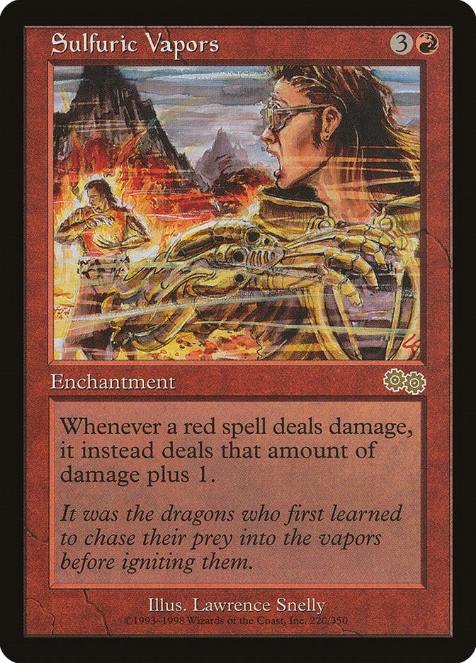 Image for Sulfuric Vapors (220) (Urza's Saga) - Magic: The Gathering
