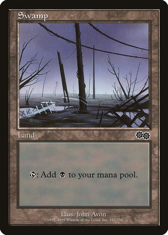 Image for Swamp (342) (342) (Urza's Saga) - Magic: The Gathering