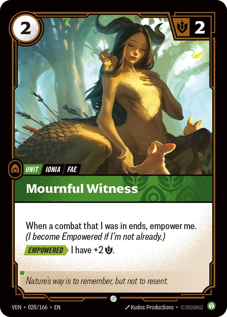 Mournful Witness (028/166) (Vendetta)