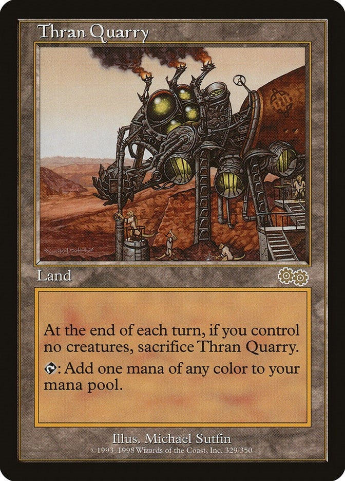 Image for Thran Quarry (329) (Urza's Saga) - Magic: The Gathering
