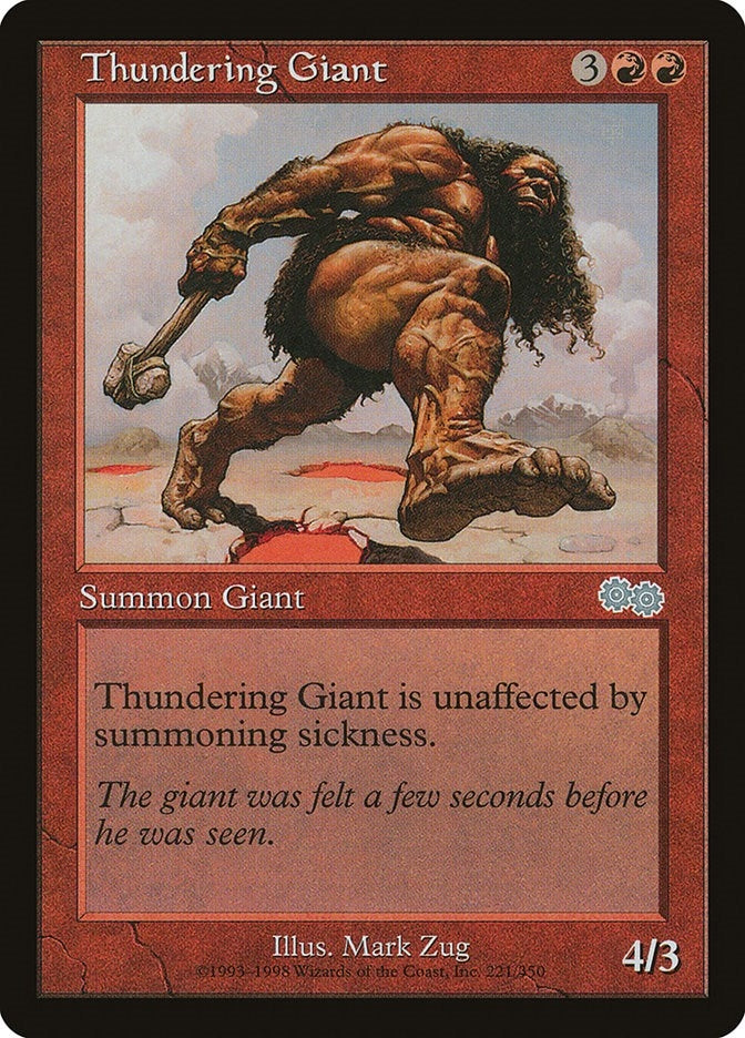 Thundering Giant (221) (Urza's Saga)
