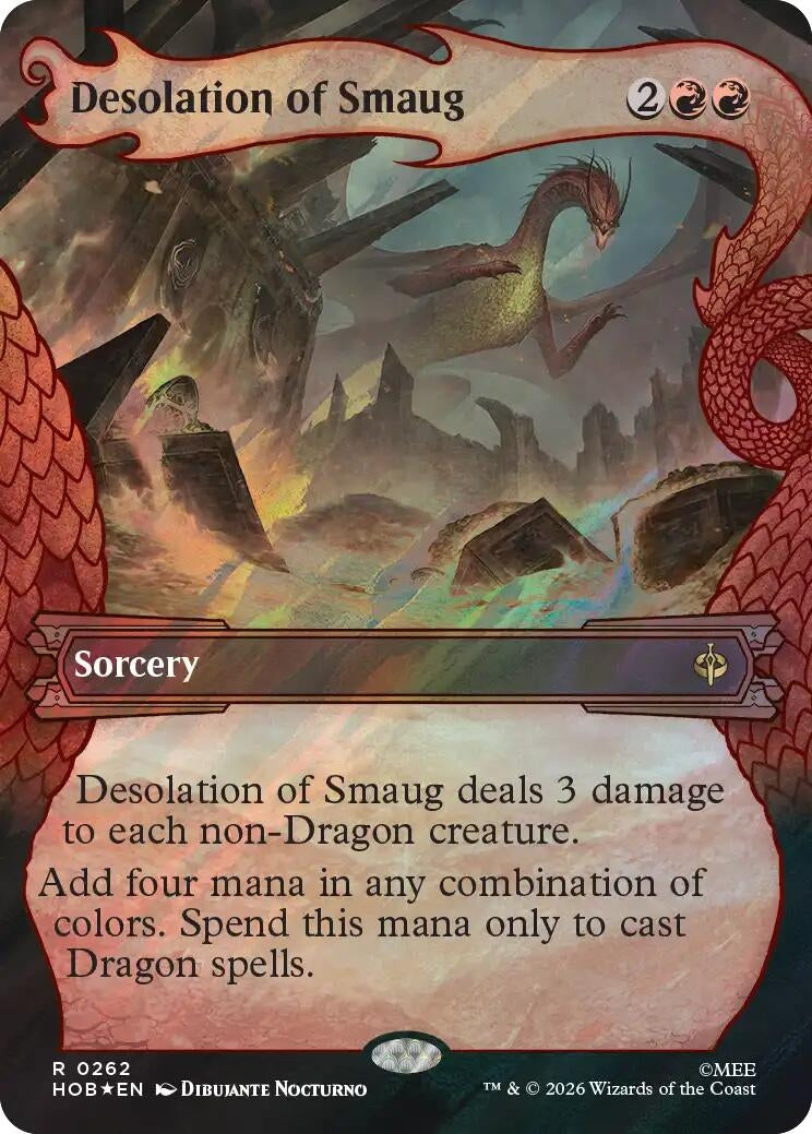Image for Desolation of Smaug (Showcase) (Surge Foil) (262) (The Hobbit) (HOB) - Magic: The Gathering