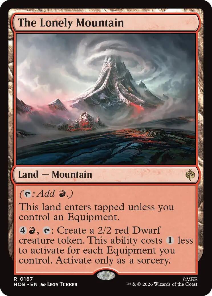 Image for The Lonely Mountain (187) (The Hobbit) (HOB) - Magic: The Gathering