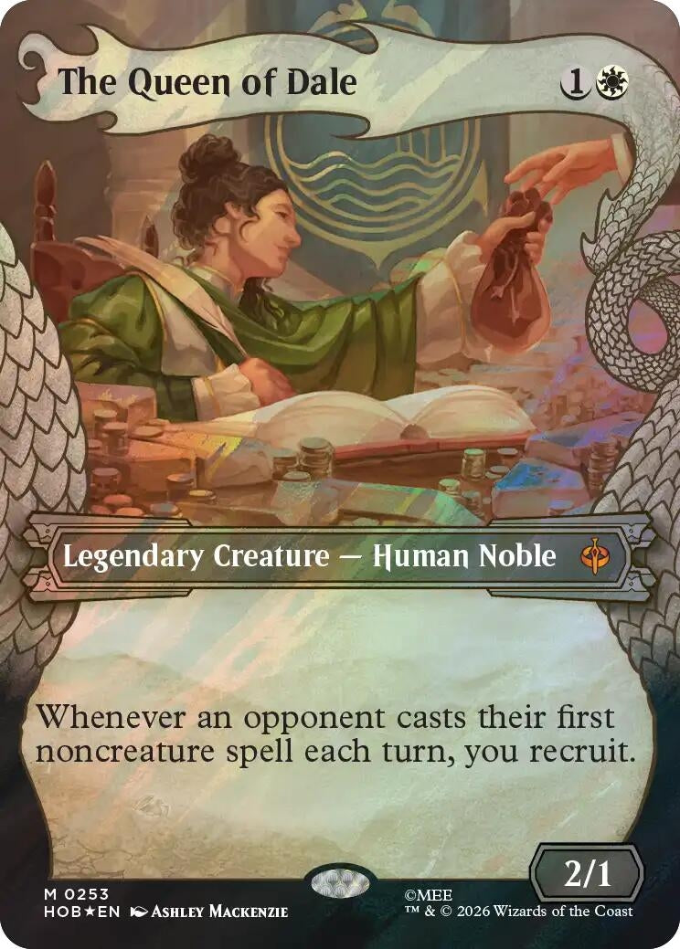 Image for The Queen of Dale (Showcase) (Surge Foil) (253) (The Hobbit) (HOB) - Magic: The Gathering