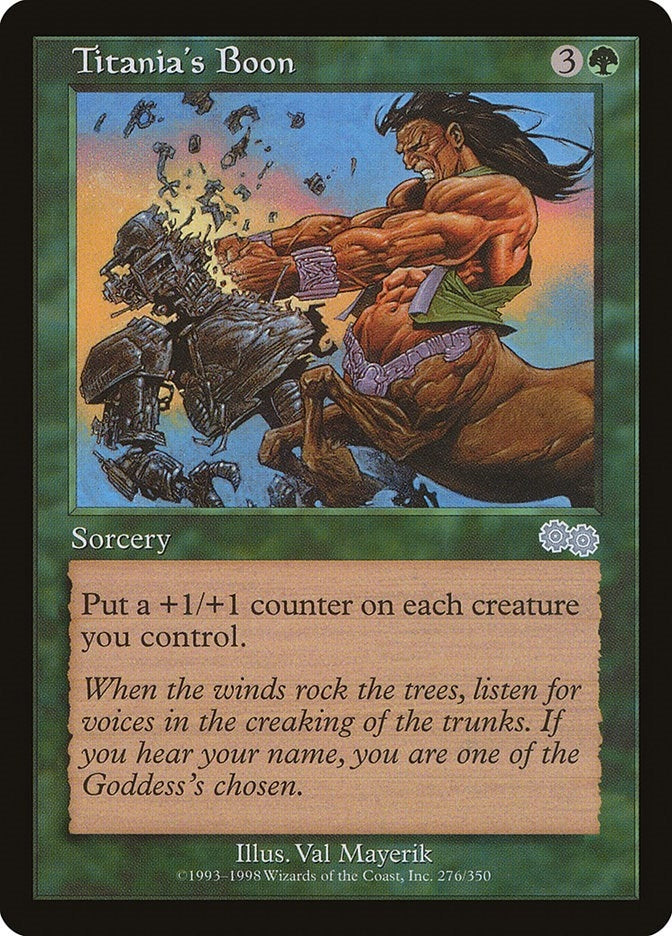 Titania's Boon (276) (Urza's Saga)