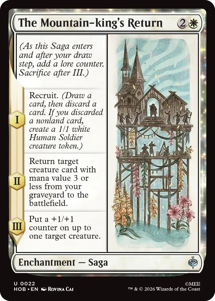 Image for The Mountain-king's Return (22) (The Hobbit) (HOB) - Magic: The Gathering