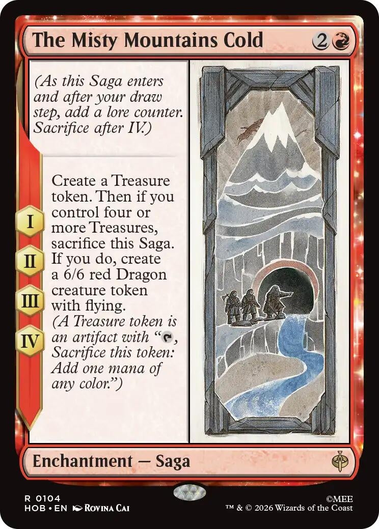 Image for The Misty Mountains Cold (104) (The Hobbit) (HOB) - Magic: The Gathering