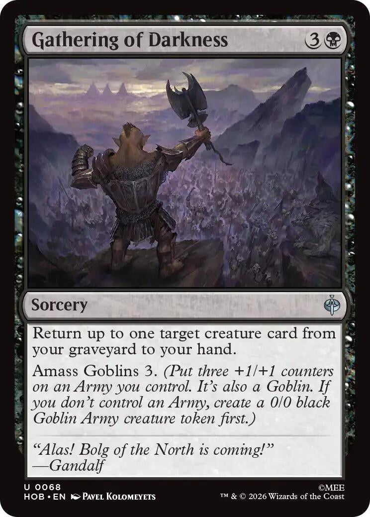 Image for Gathering of Darkness (68) (The Hobbit) (HOB) - Magic: The Gathering