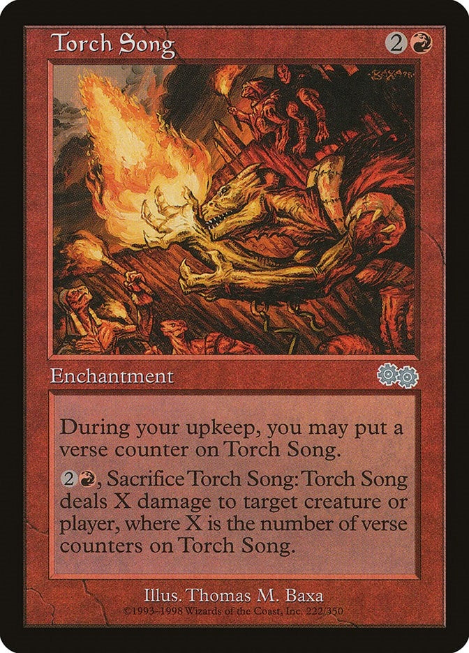 Image for Torch Song (222) (Urza's Saga) - Magic: The Gathering