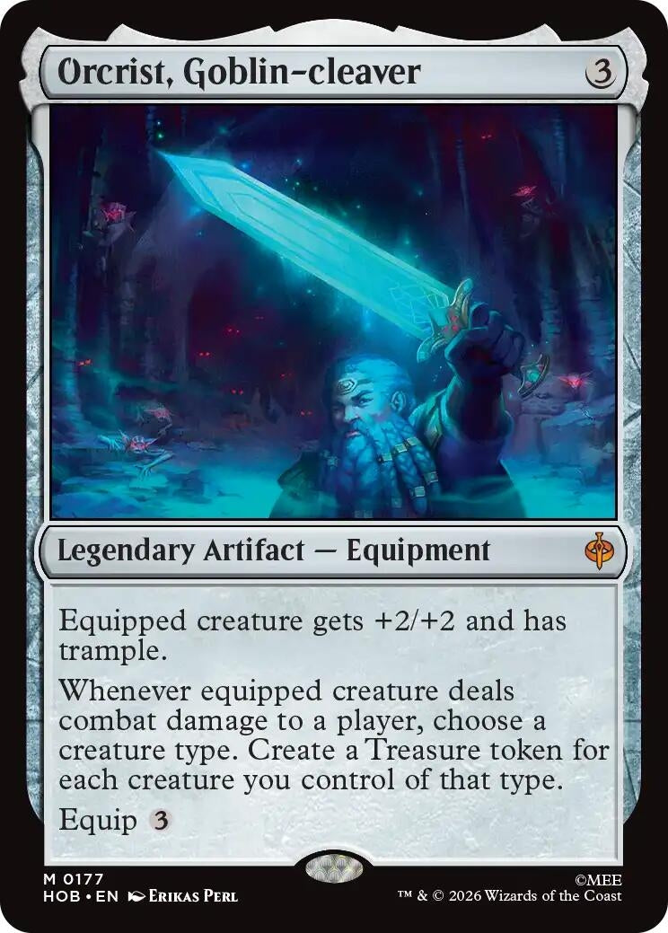 Image for Orcrist, Goblin-cleaver (177) (The Hobbit) (HOB) - Magic: The Gathering