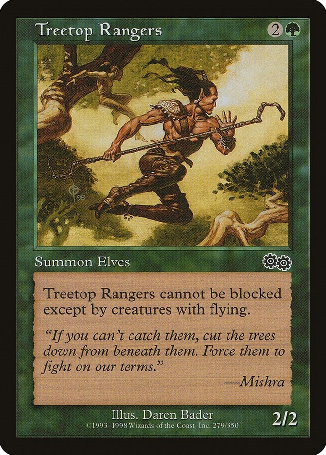 Image for Treetop Rangers (279) (Urza's Saga) - Magic: The Gathering