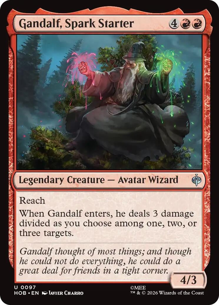 Image for Gandalf, Spark Starter (97) (The Hobbit) (HOB) - Magic: The Gathering