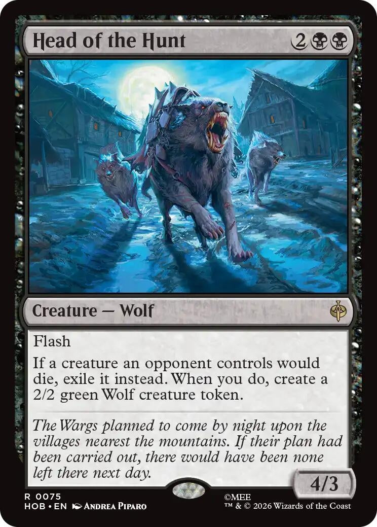 Image for Head of the Hunt (75) (The Hobbit) (HOB) - Magic: The Gathering