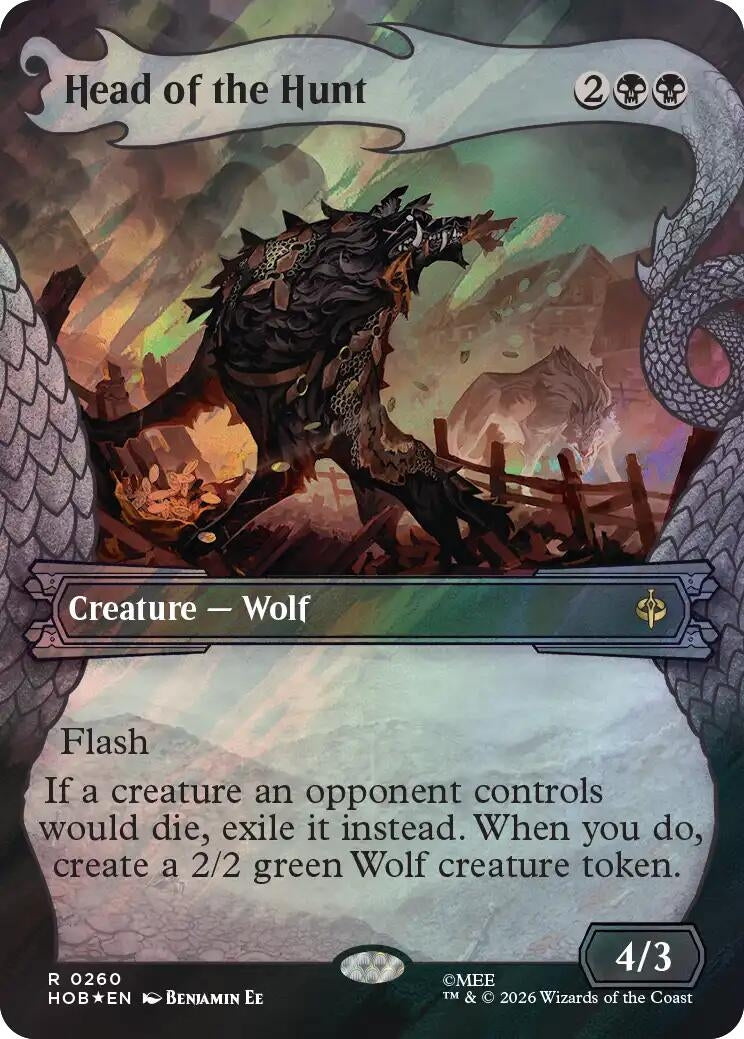 Image for Head of the Hunt (Showcase) (Surge Foil) (260) (The Hobbit) (HOB) - Magic: The Gathering