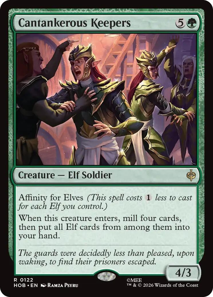 Image for Cantankerous Keepers (122) (The Hobbit) (HOB) - Magic: The Gathering