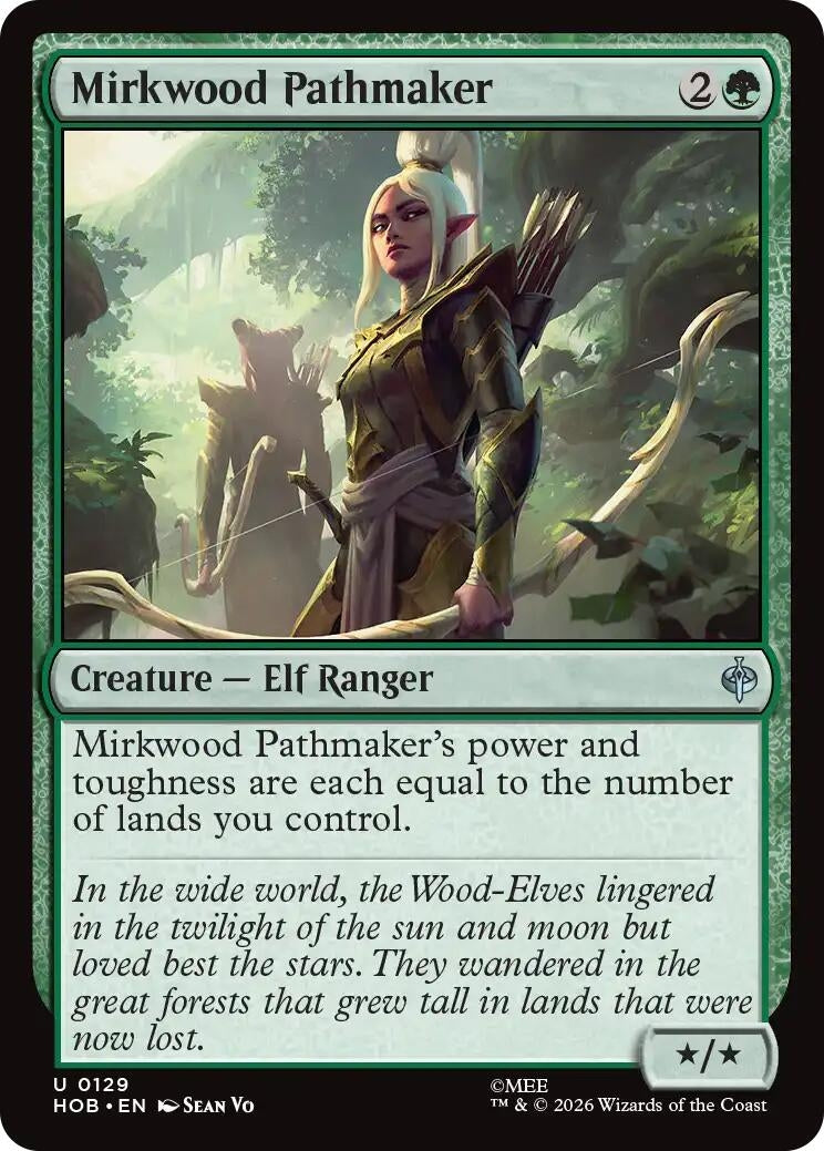 Image for Mirkwood Pathmaker (129) (The Hobbit) (HOB) - Magic: The Gathering