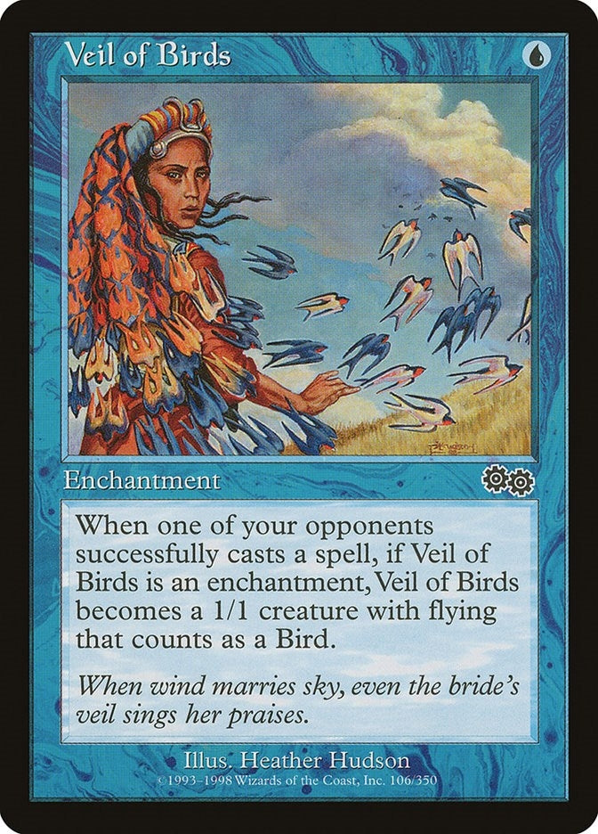 Image for Veil of Birds (106) (Urza's Saga) - Magic: The Gathering