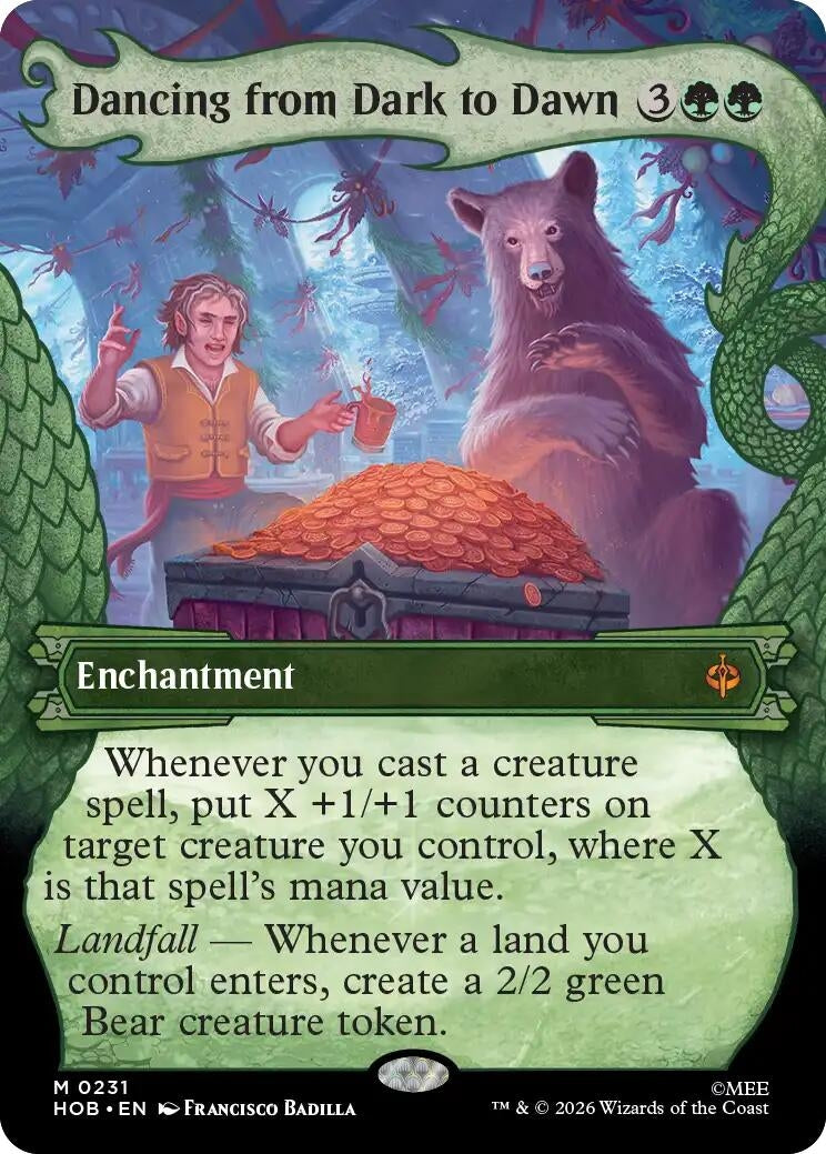 Image for Dancing from Dark to Dawn (Showcase) (231) (The Hobbit) (HOB) - Magic: The Gathering