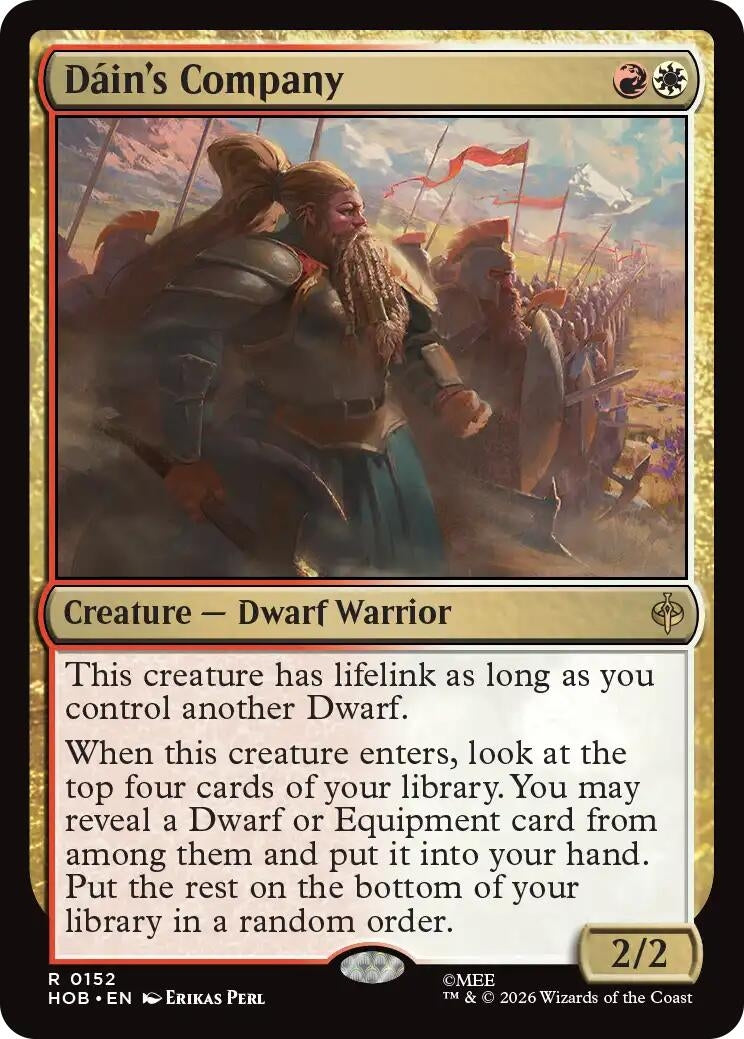 Image for Dain's Company (152) (The Hobbit) (HOB) - Magic: The Gathering