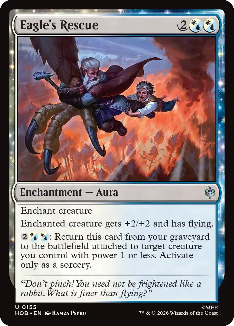 Image for Eagle's Rescue (155) (The Hobbit) (HOB) - Magic: The Gathering