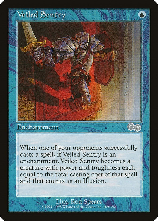 Veiled Sentry (109) (Urza's Saga)