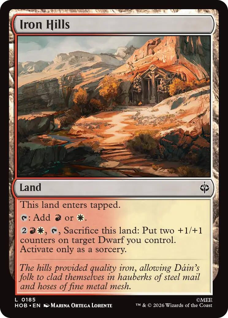 Image for Iron Hills (185) (The Hobbit) (HOB) - Magic: The Gathering