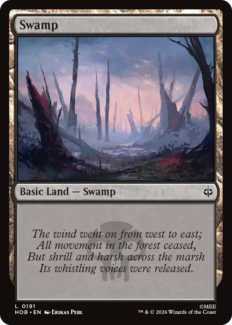 Image for Swamp (0191) (191) (The Hobbit) (HOB) - Magic: The Gathering