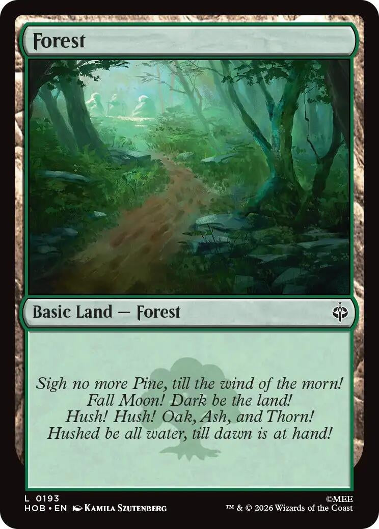 Image for Forest (0193) (193) (The Hobbit) (HOB) - Magic: The Gathering