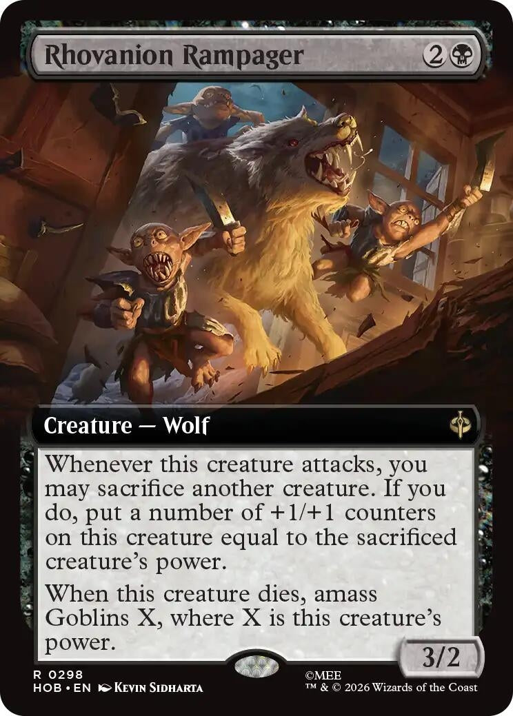 Image for Rhovanion Rampager (Extended Art) (298) (The Hobbit) (HOB) - Magic: The Gathering
