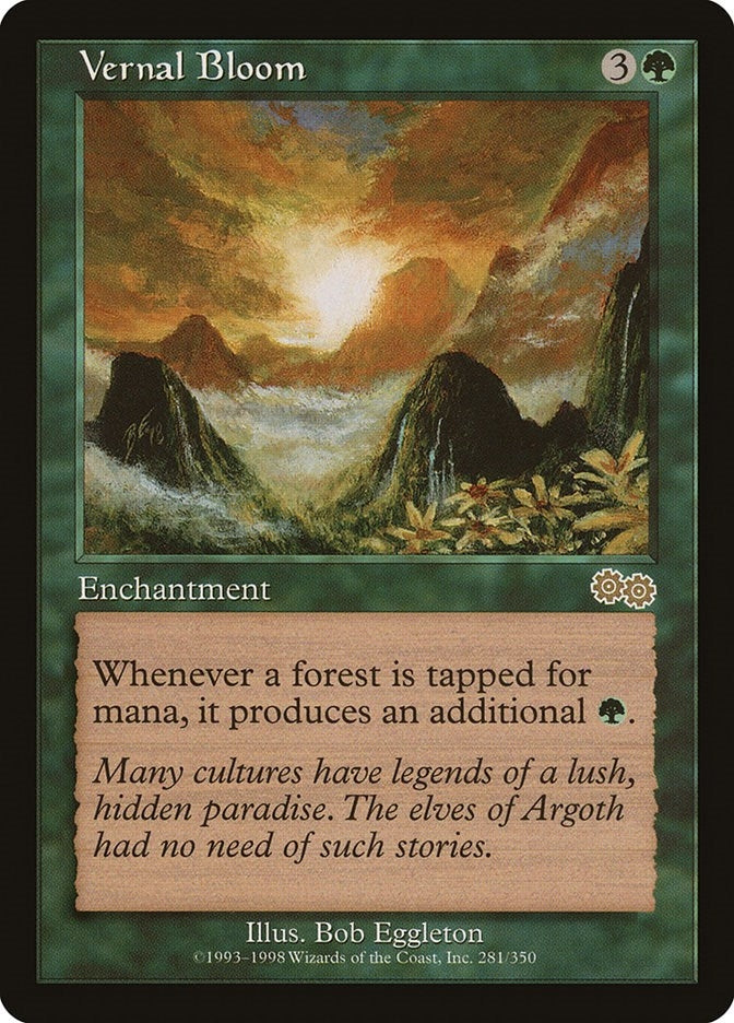 Image for Vernal Bloom (281) (Urza's Saga) - Magic: The Gathering