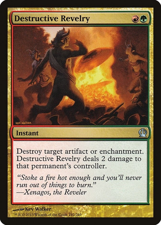 Destructive Revelry (192) (Theros)