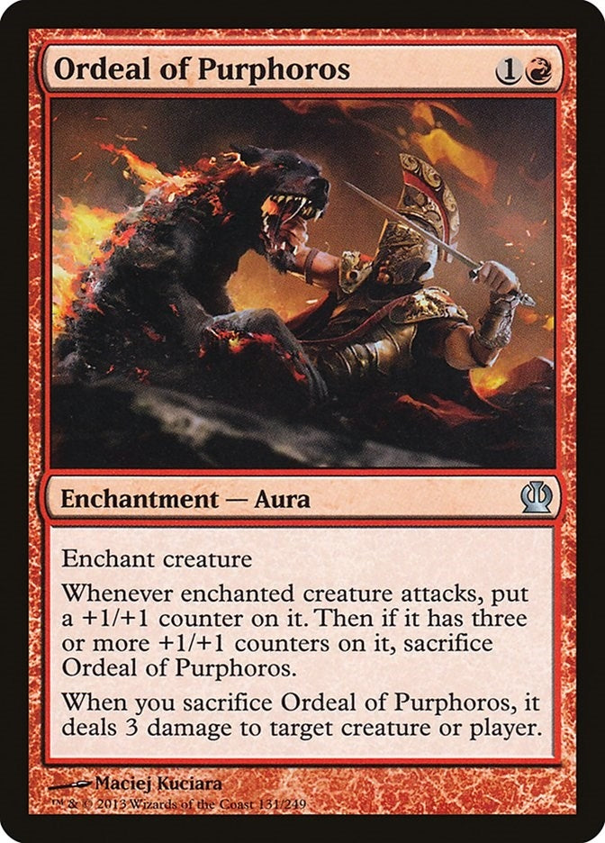 Image for Ordeal of Purphoros (131) (Theros) - Magic: The Gathering
