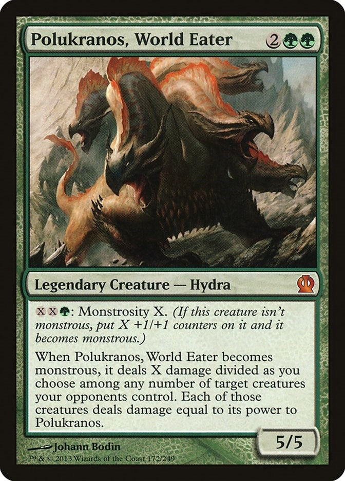 Image for Polukranos, World Eater (172) (Theros) - Magic: The Gathering
